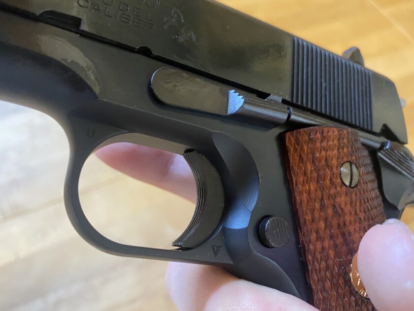 m1911 70s　トリガー