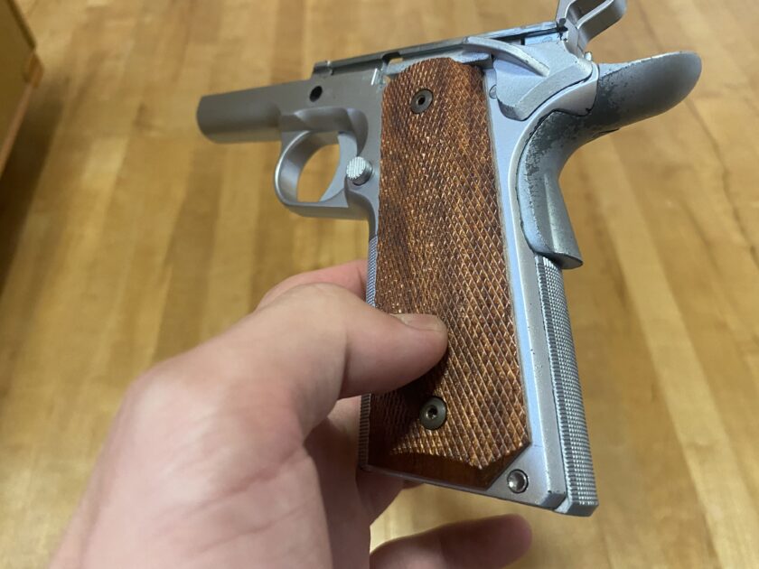 m1911 グリップセーフティ　キャンセル　成功
