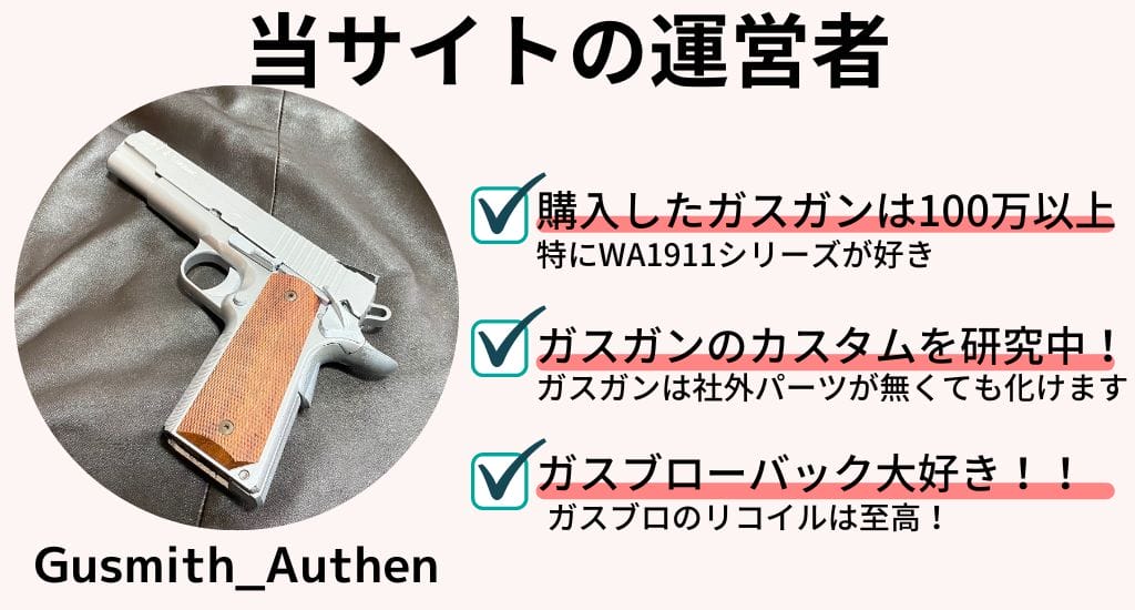 Gunsmith_Authenの運営者(トップ用)