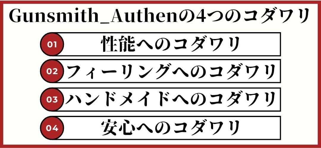 Gunsmith_Authenのコダワリ