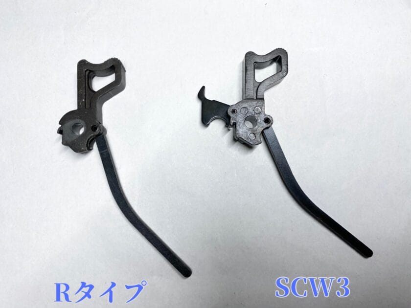 ウエスタンアームズ Rタイプ SCW3 ハンマー違い